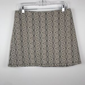 TopShop Geometric Print Mini Skirt 10